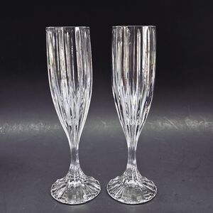 Mikasa Park Lane Champagne Flutes Wedding Toasting Glasses champagne Glasses 2